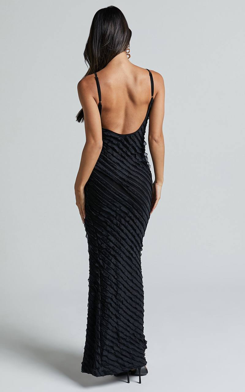 Midnight Allure Maxi Dress