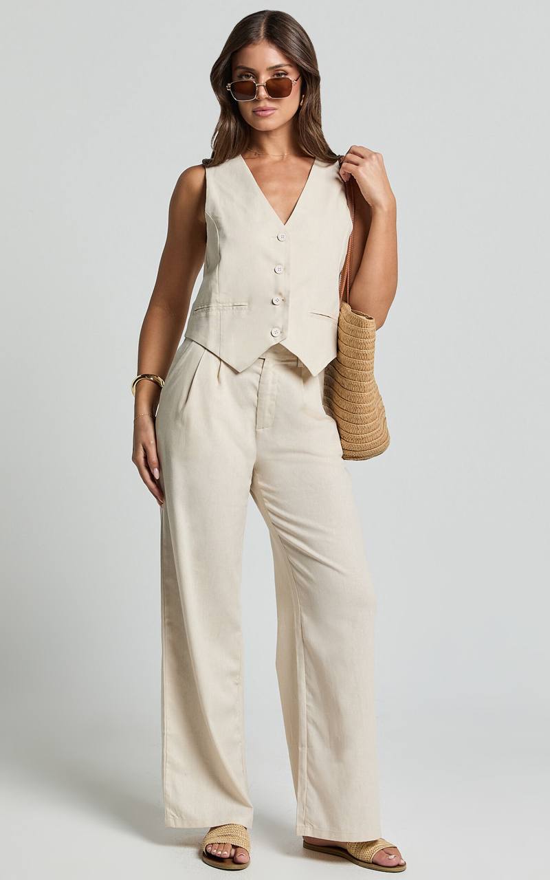 Linen Pants Set