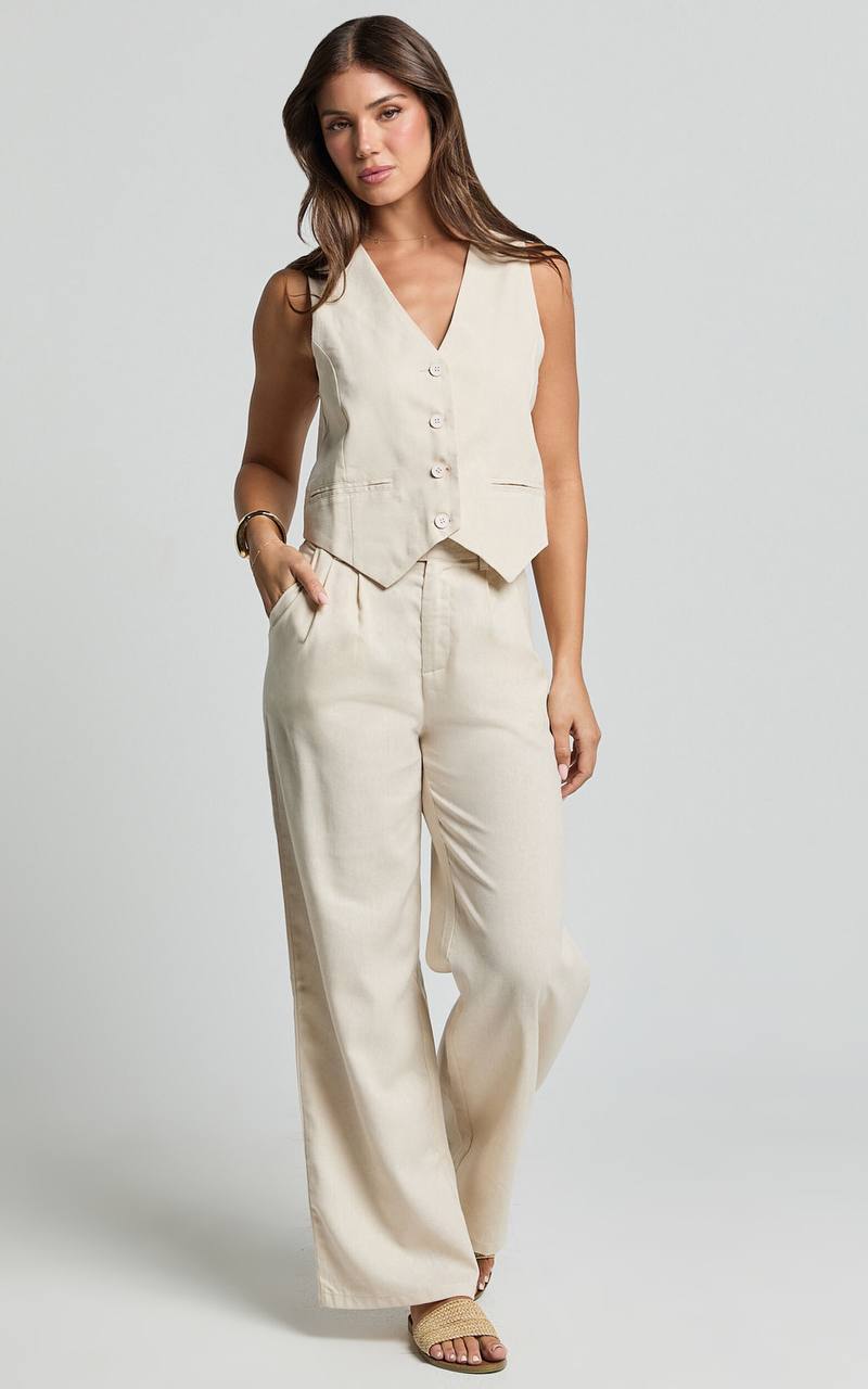 Linen Pants Set