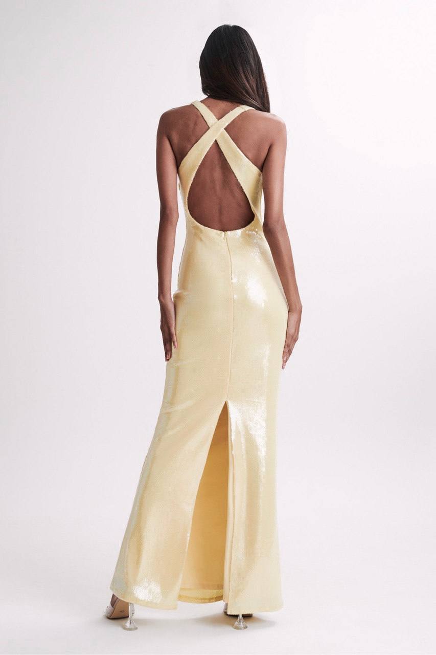 Sunlight Satin Maxi Dress