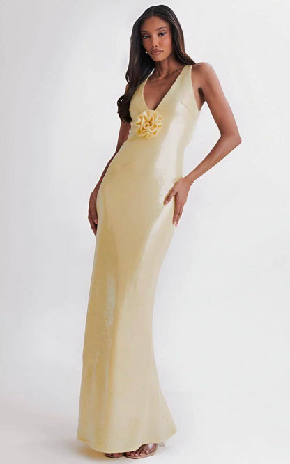 Sunlight Satin Maxi Dress