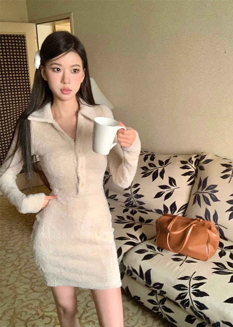 Warm Latte Dress